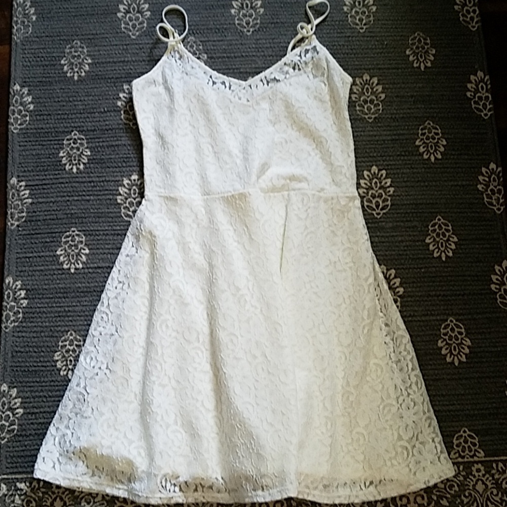 Hollister White Lace Dress